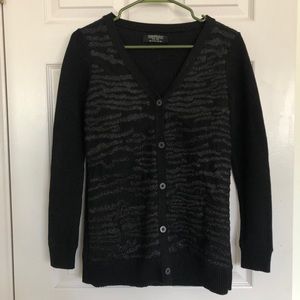 All Saints mesh zebra cardigan